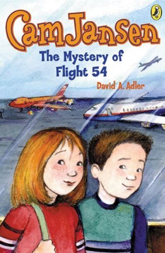 Cover for David A. Adler · Cam Jansen and the Mystery of Flight 54 (Turtleback School &amp; Library Binding Edition) (Cam Jansen (Pb)) (Hardcover bog) (2004)