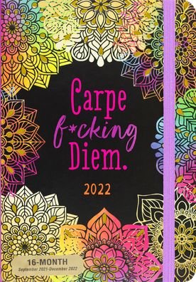 2022 Carpe F*cking Diem Weekly Planner (16-Month Engagement Calendar) - Peter Pauper Press Inc - Merchandise - Peter Pauper Press Inc,US - 9781441336774 - December 23, 2020