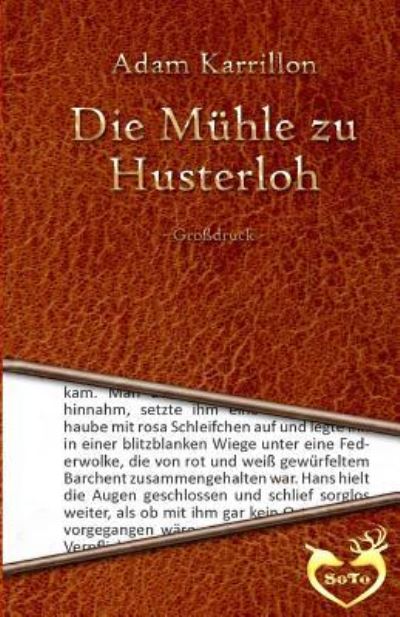 Cover for Adam Karrillon · Die Muhle zu Husterloh - Grossdruck (Paperback Book) (2016)