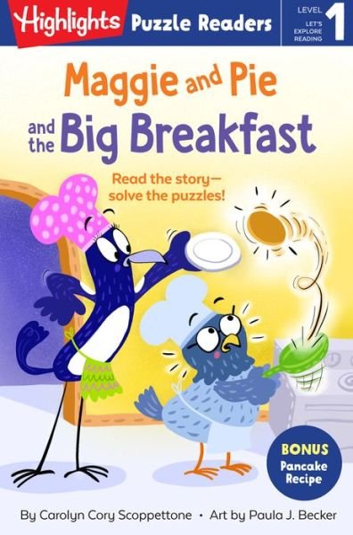 Cover for Carolyn Cory Scoppettone · Maggie and Pie and the Big Breakfast - Highlights Puzzle Readers (Paperback Book) (2021)