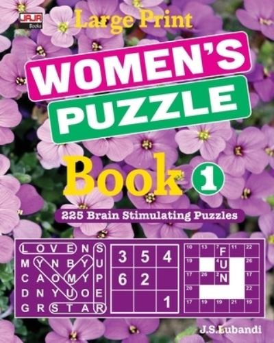 Cover for Jaja Books · Large Print WOMEN'S PUZZLE Book 1 (Pocketbok) (2019)