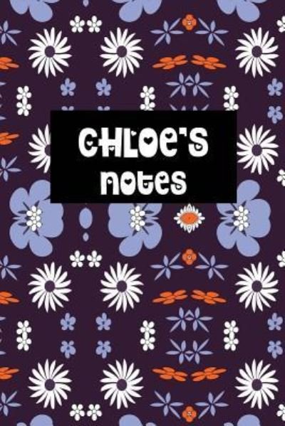 Cover for Wj Journals · Chloe's Notes (Paperback Book) (2019)