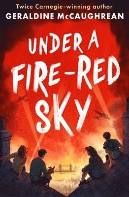 Cover for Geraldine Mccaughrean · Under a Fire-Red Sky (Paperback Book) (2025)