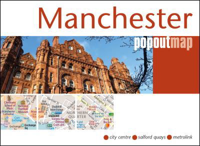 Cover for Popout Map · Manchester PopOut Map: Pocket size, pop-up map of Manchester city centre - PopOut Maps (Map) (2023)