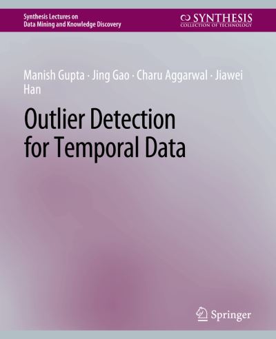 Cover for Manish Gupta · Outlier Detection for Temporal Data (Buch) (2014)