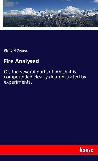 Cover for Symes · Fire Analysed (Book) (2022)