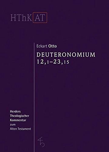 Deuteronomium 12,1 - 23,15 - Otto - Livros -  - 9783451250774 - 16 de agosto de 2016