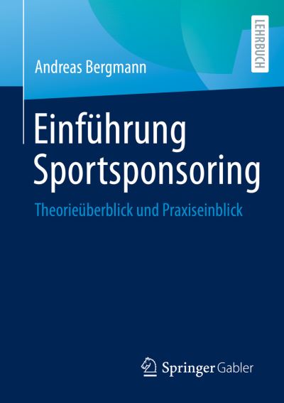 Cover for Bergmann · Einführung Sportsponsoring (Book) (2022)