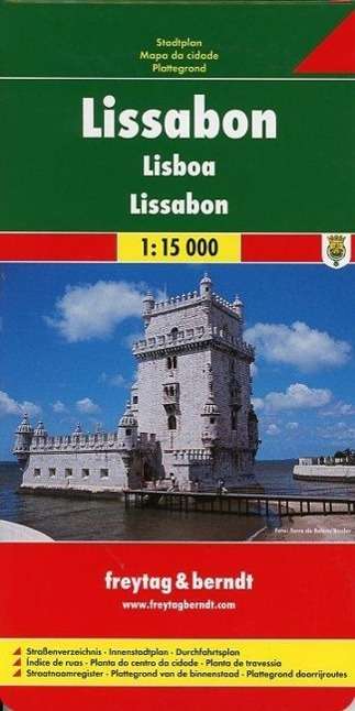 Lisbon Map 1:15 000 - Freytag-Berndt - Books - Freytag-Berndt - 9783707900774 - February 1, 2013