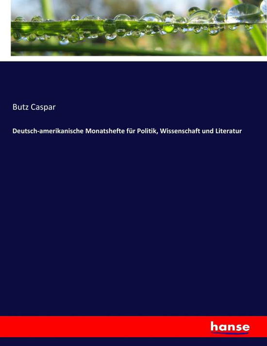 Cover for Caspar · Deutsch-amerikanische Monatsheft (Bok) (2017)