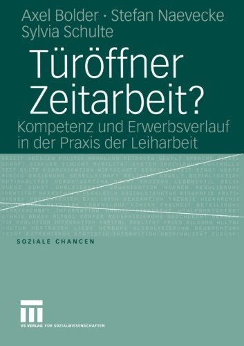 Cover for Axel Bolder · Turoffner Zeitarbeit? - Soziale Chancen (Pocketbok) [2005 edition] (2005)
