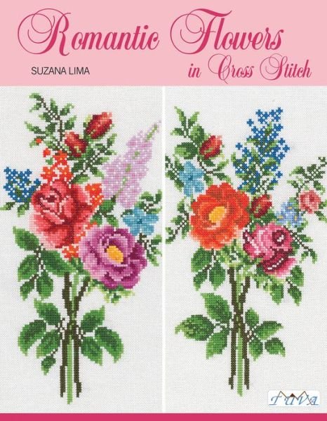Cover for Suzana Lima · Romantic Flowers in Cross Stitch (Paperback Book) (2019)