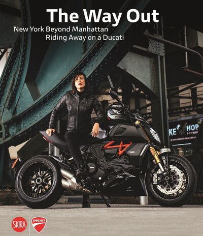 The Way Out: New York Beyond Manhattan Riding Away on a Ducati - Marco Campelli - Books - Skira - 9788857242774 - May 7, 2020