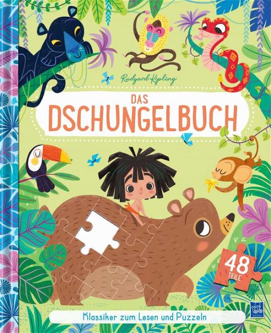 Cover for Yo Yo Books · Klassiker zum Lesen &amp; Puzzeln Das Dschungelbuch (KARTENSPIEL) (2021)
