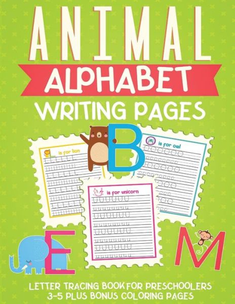 Cover for Anastasia Kind · Animal Alphabet Writing Pages (Paperback Book) (2020)