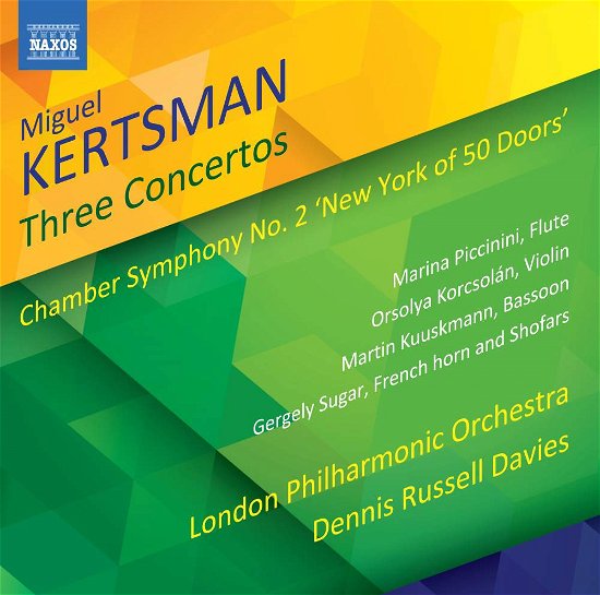 Kertsman / Three Concertos - Piccinini / Lpo / Davies - Muziek - NAXOS - 0747313398775 - 14 september 2018