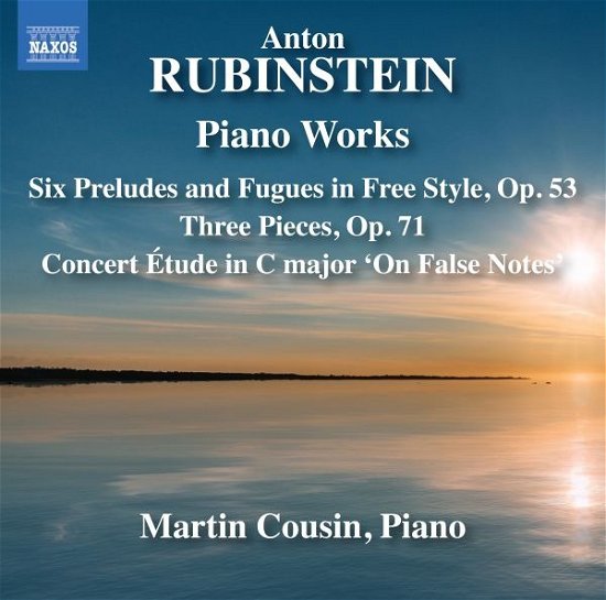 Cover for Martin Cousin · Anton Rubinstein: Piano Works (CD) (2023)