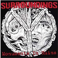 Cover for Surroundings · Monuments in Ruins (7&quot;) (2008)