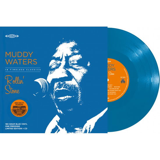 Cover for Muddy Waters · Rollin' Stone (LP) [RSD 2025 Blue Vinyl edition] (2025)