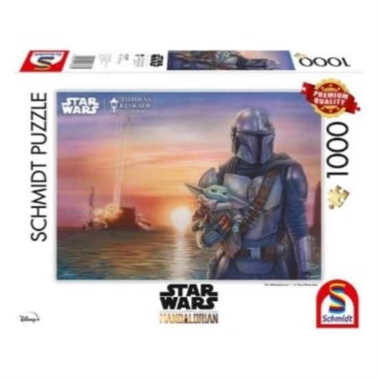 Cover for Disney Star Wars - 'The Mandalorian - A New Direction' by Thomas Kinkade 1000 Piece Schmidt Puzzle (MERCH) (2023)