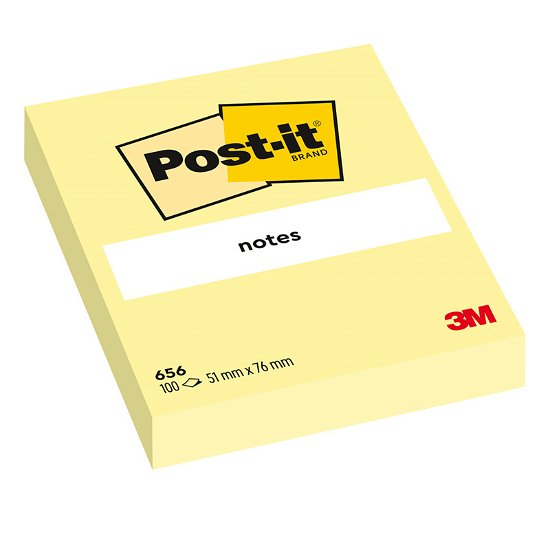 Cover for Post-it® · Post-it® Haftnotizen Standard 656 gelb 12 Blöcke (MERCH)