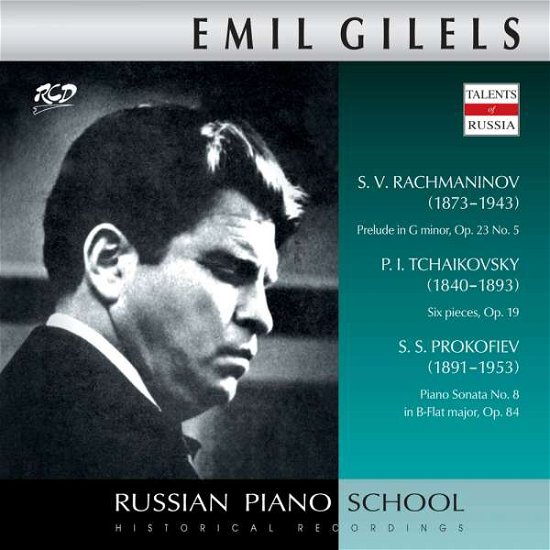 Cover for Gilels Emil · Rachmaninov Tchaikovsky Prokofiev (CD)