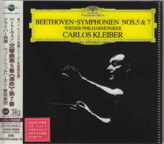 Beethoven: Symphonies 5 & 7 - Beethoven / Kleiber,carlos - Música - UNIVERSAL - 4988031277775 - 29 de junio de 2018