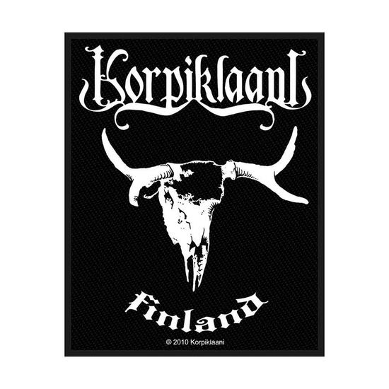 Korpiklaani Standard Woven Patch: Finland - Korpiklaani - Fanituote - PHD - 5055339713775 - maanantai 19. elokuuta 2019