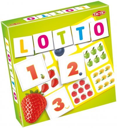 Cover for Tactic · Fruit &amp; Nummers Lotto (Legetøj)