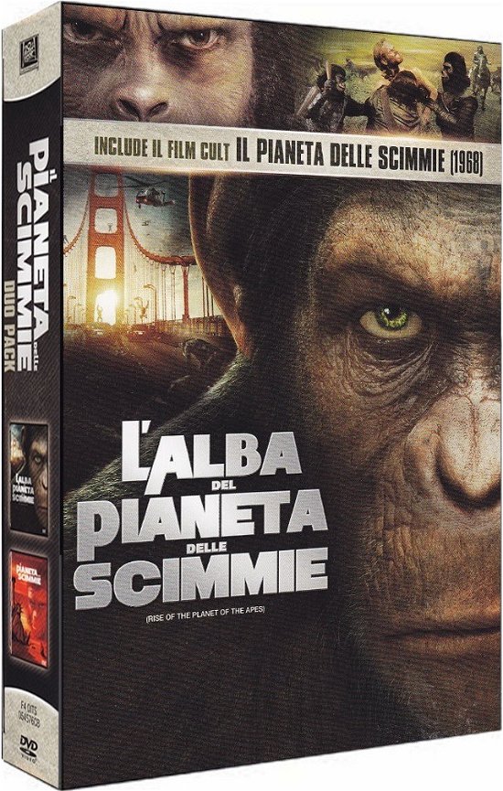 Cover for Rupert Wyatt Franklyn J. Schaffner · Pianeta Delle Scimmie (Il) / L'Alba Del Pianeta Delle Scimmie (DVD) (2012)