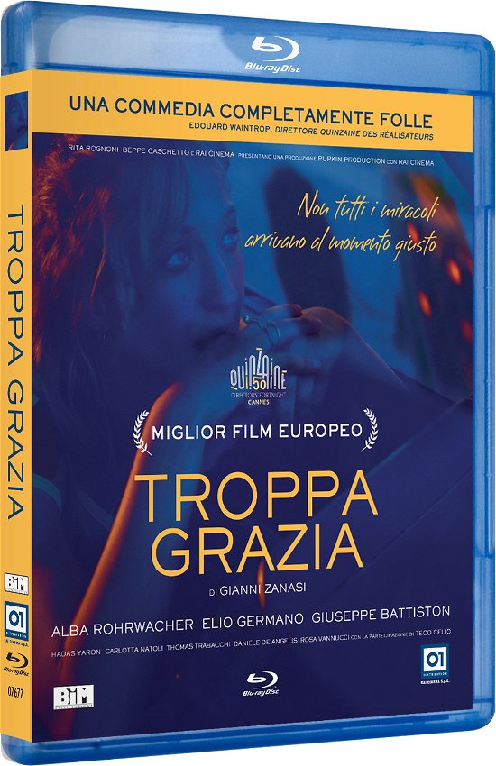 Cover for Giuseppe Battiston,elio Germano,alba Rohrwacher,thomas Trabacchi · Troppa Grazia (Blu-ray) (2019)