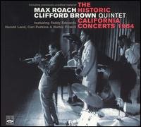 Cover for Roach, Max / Clifford Brown · Historic California Conce (CD) (2005)