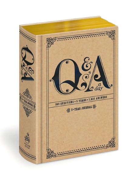 Cover for Potter Gift · Q&amp;A a Day: 5-Year Journal - Q&amp;A a Day (Hardcover Book) [1. Painos] (2010)