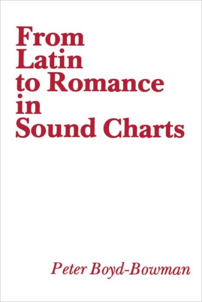 Cover for Peter Boyd-Bowman · From Latin to Romance in Sound Charts (Paperback Book) (1980)