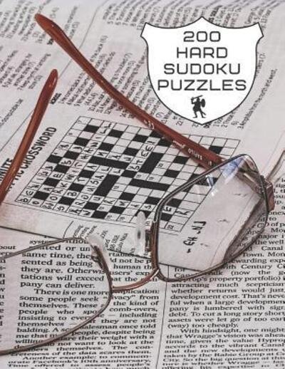 Cover for HMDPuzzles Publications · 200 Hard Sudoku Puzzles In Large Print | Sudoku Puzzle Book For Adults including answers (Taschenbuch) (2019)