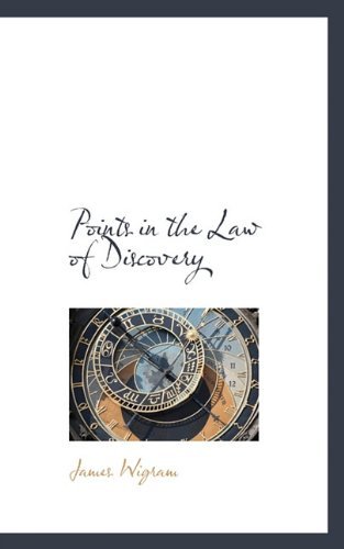 Cover for James Wigram · Points in the Law of Discovery (Paperback Bog) (2009)