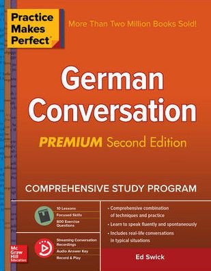 Cover for Ed Swick · Practice Makes Perfect: German Conversation, Premium Second Edition (Paperback Book) (2019)