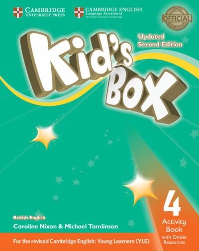 Cover for Caroline Nixon · Kid's Box Level 4 Activity Book with Online Resources British English - Kid's Box (Bok) [Updated edition] (2017)