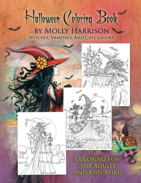 Halloween Coloring Book: by Molly Harrison - Molly Harrison - Livres - Createspace - 9781517135775 - 30 août 2015