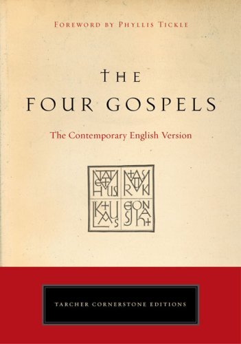 Cover for American Bible Society · The Four Gospels: the Contemporary English Version (Tarcher Cornerstone Editions) (Taschenbuch) (2008)