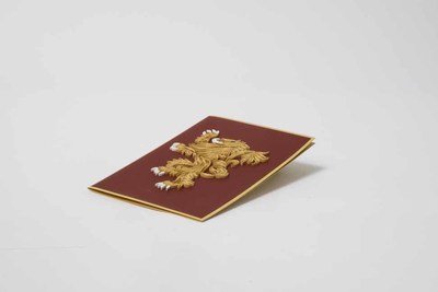 Game of Thrones: House Lannister Quilled Card - Insight Editions - Bøger - Insight Editions - 9781682983775 - 8. november 2018