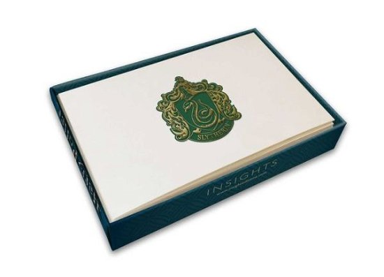 Harry Potter: Slytherin Crest Foil Note Cards - Insight Editions - Kirjat - Insight Editions - 9781683832775 - sunnuntai 21. tammikuuta 2018