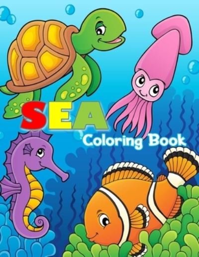 Cover for Fun Mike Press · Sea Coloring Book (Paperback Bog) (2019)