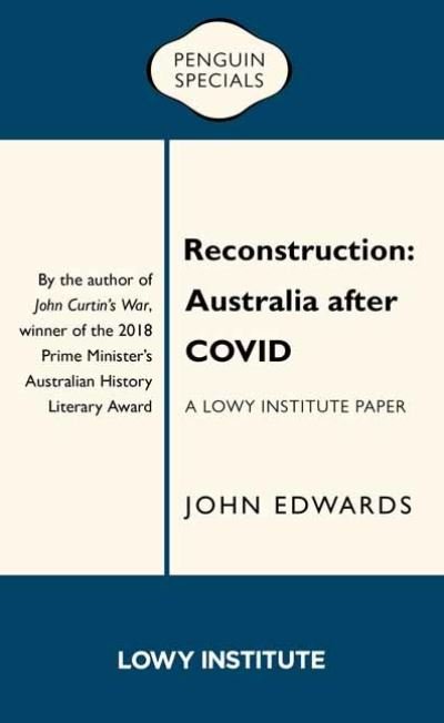Cover for John Edwards · Reconstruction: Australia after COVID (Paperback Book) (2021)