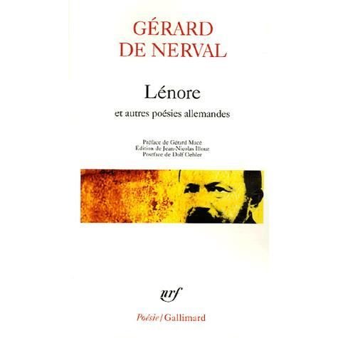 Cover for Gerard De Nerval · Lenore et Autres Poesies a (Poesie / Gallimard) (French Edition) (Pocketbok) [French edition] (2005)
