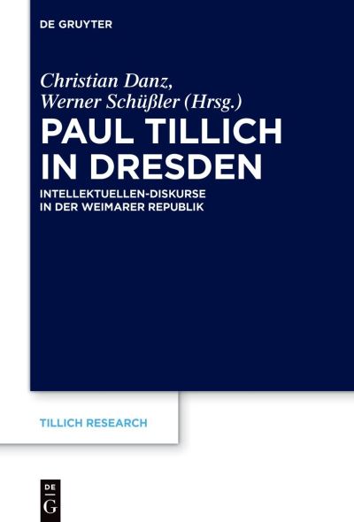 Cover for Christian Danz · Paul Tillich in Dresden (Book) (2023)