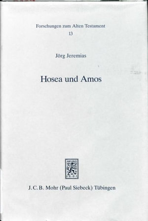 Cover for Jo?rg Jeremias · Hosea und Amos (Book) (1995)