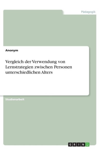 Cover for Gutmann · Vergleich der Verwendung von Le (Book)