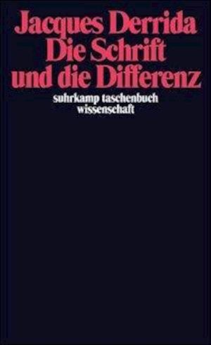Cover for Jacques Derrida · Suhrk.TB.Wi.0177 Derrida.Schrift u.Diff (Book)