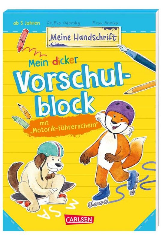 Cover for Eva Odersky · Mein dicker Vorschulblock mit Motorik-Führerschein (Taschenbuch) (2021)